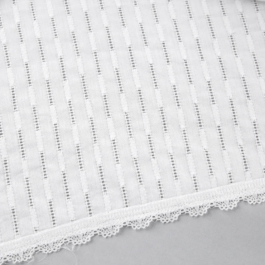 HiLoc 2025 Elegant Lace Short Robe Summer Casual Sleeveless White Dress Sleepwear Female Home Solid Lace-Up Robe Spring Pajamas