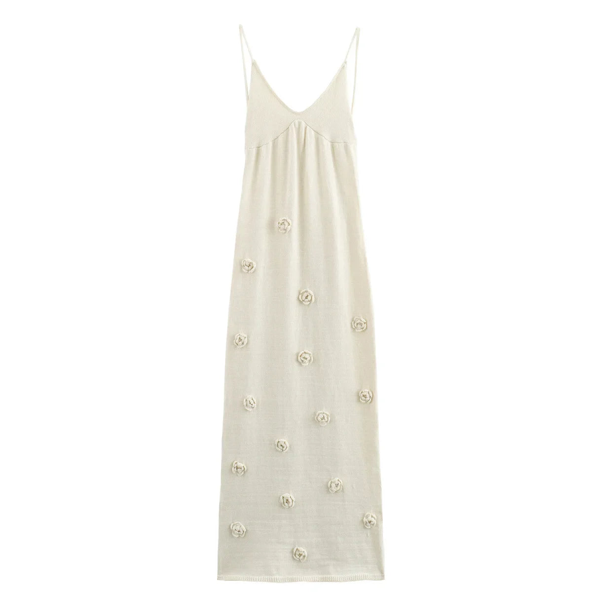 Women's Knit Embroidered Tank Dress Sleeveless Speed Selling Best Seller Fashionable European American Style Clothing