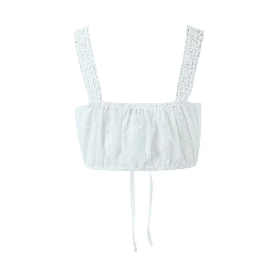 Lace Up Crop Top Skirt Sets For Women Off Shoulder Backless Vestidos Hollow Out Long Skirt 2025 Spring Summer Top Skirt Outfits