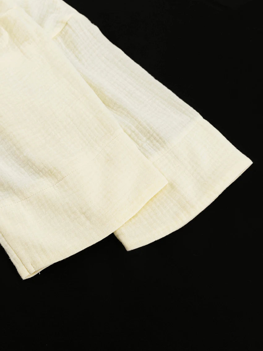 Marthaqiqi Cotton Ladies Nightgown Lace Up Robe Long Sleeve Nightwear Long Sleeve Bathrobe Mid-Calf Dress Home Clothes For Women