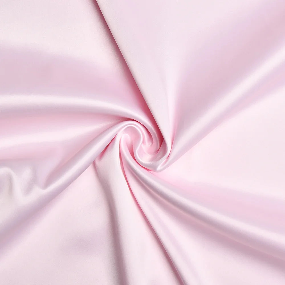 Fashionable And Sexy All-Match Hip Wrap Satin Skirt Women's Solid Color Elegant Long Pattern Hip Wrap Dress Floor-Length Dress