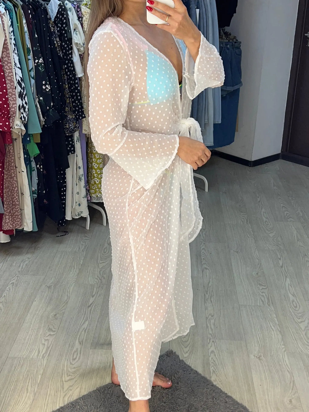 Melphieer 2025 Jacquard Navy Beach Dress Long Beach Cover up Woman Swimwear Bikini Tunic Long Pareos Robe Plage Beachwear Outfit