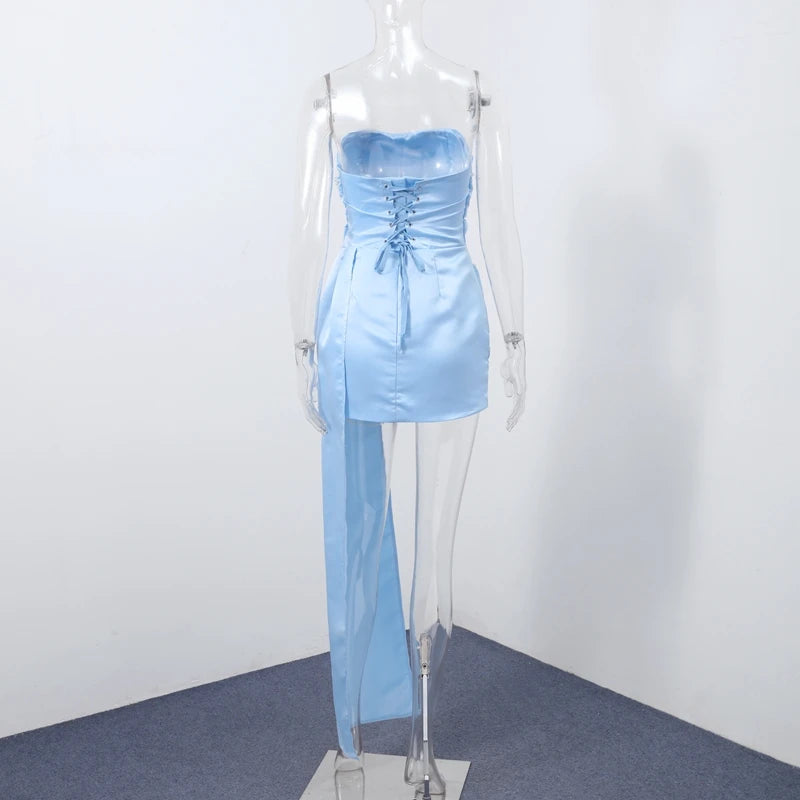 Sexy 3D Flower Vest Skirt Sets Women Slim Sequin Lace Up Crop Tops High Split Long Skirts 2025 Summer Lady Vacation Outfits