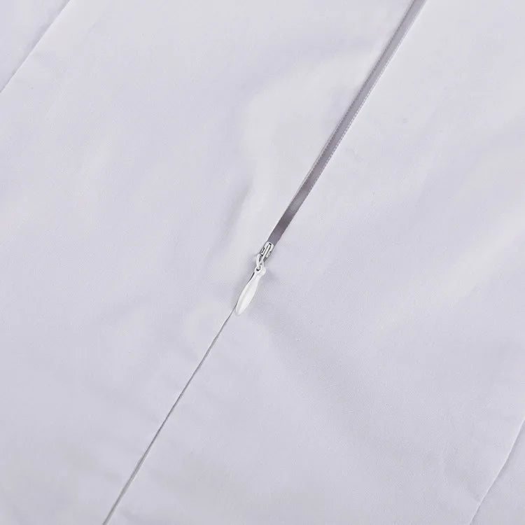 DSMTRC Fashion Long Skirt Suits Ladies Solid Outfits V-Neck Cropped Top And Patchwork White Pleated Maxi Women Skirt 2 Piece-Set