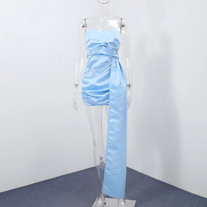 Sexy 3D Flower Vest Skirt Sets Women Slim Sequin Lace Up Crop Tops High Split Long Skirts 2025 Summer Lady Vacation Outfits